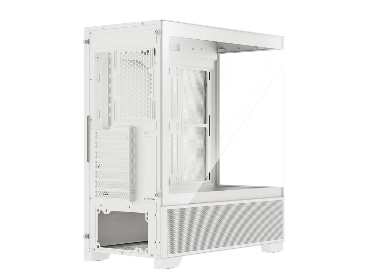 XILENCE Xilent Beam ATX PC Case white, X218.W.ARGB Gaming ATX PC Case weiß