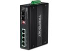 TRENDnet TI-PG62B 6port Switch PoE+ 2SFP Industrial Gigabit