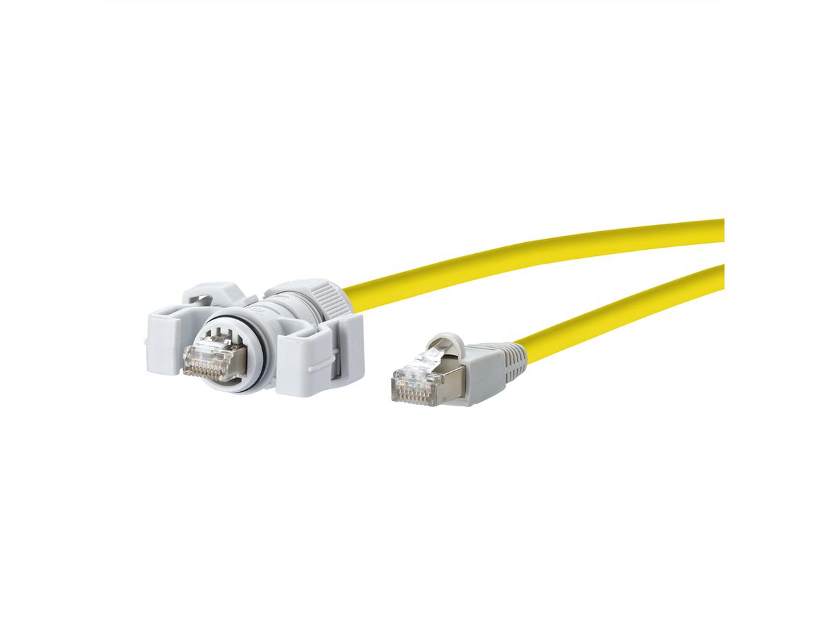 METZ CONNECT E-DAT Industry Patchkabel V6, IP67 - RJ45, 2 m