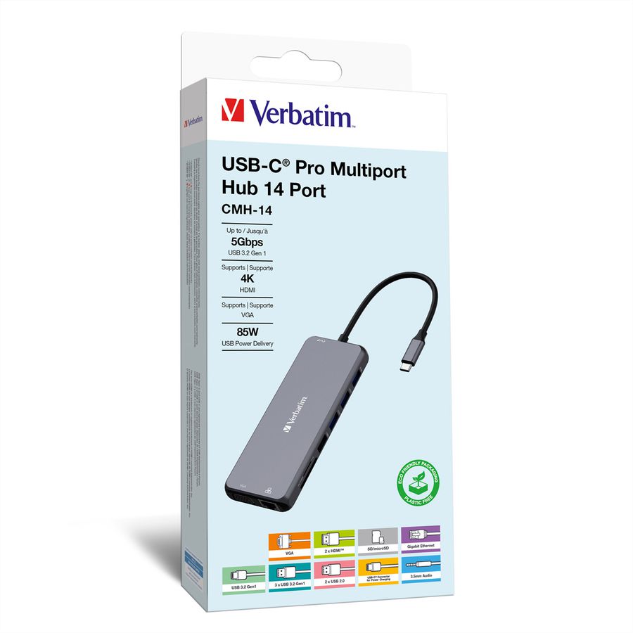 VERBATIM USB-C Multiport CMH-14