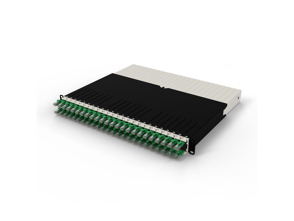 patchbox.one 8RU UTP grün Cat.6a 0,8m