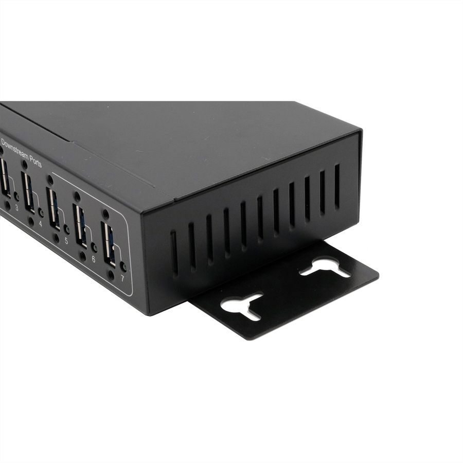 EXSYS EX-11214HMVS 4 Port USB 2.0 Metall HUB mit Netzteil 5V/2A Genesys Chipset
