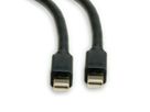 ROLINE Mini DisplayPort Kabel, v1.4, mDP - mDP, ST - ST, schwarz, 1 m