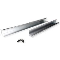 ROLINE Gleitschienen Set tiefenvariabel, 500 bis 750mm inkl Befestigungsmaterial