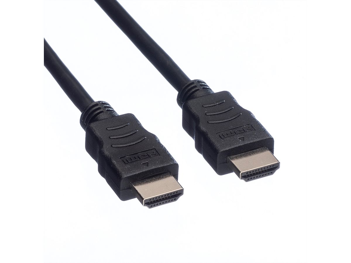 VALUE HDMI High Speed Kabel mit Ethernet, schwarz, 15 m
