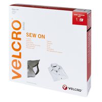 VELCRO® Klettband zum Aufnähen, Haken & Flausch 20mm x 25m Schwarz