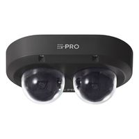 i-PRO 2x4MP AI OUTDOOR VANDAL Multi-Sensor Kamera, schwarz