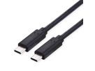 VALUE USB 2.0 Kabel, C-C, ST/ST, 100W, schwarz, 2 m