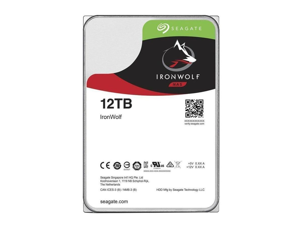 Seagate NAS HDD IronWolf 3.5 Zoll 12000 GB Serial ATA III