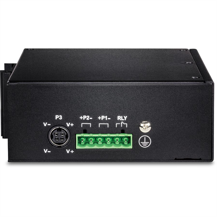 TRENDnet TI-PG160 DIN-Rail Switch PoE+ 16-Port Industrial Gigabit