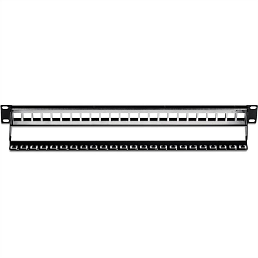 TRENDnet TC-KP24S Patch Panel, 24-Port Blank Keystone Shielded  1U
