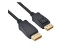 ROLINE DisplayPort Kabel, v2.1, 16K, DP ST - ST, schwarz, 2 m