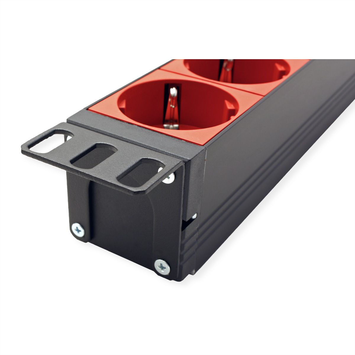 BACHMANN 19" Steckdosenleiste 9x Schutzkontakt C20-Stecker, schwarz