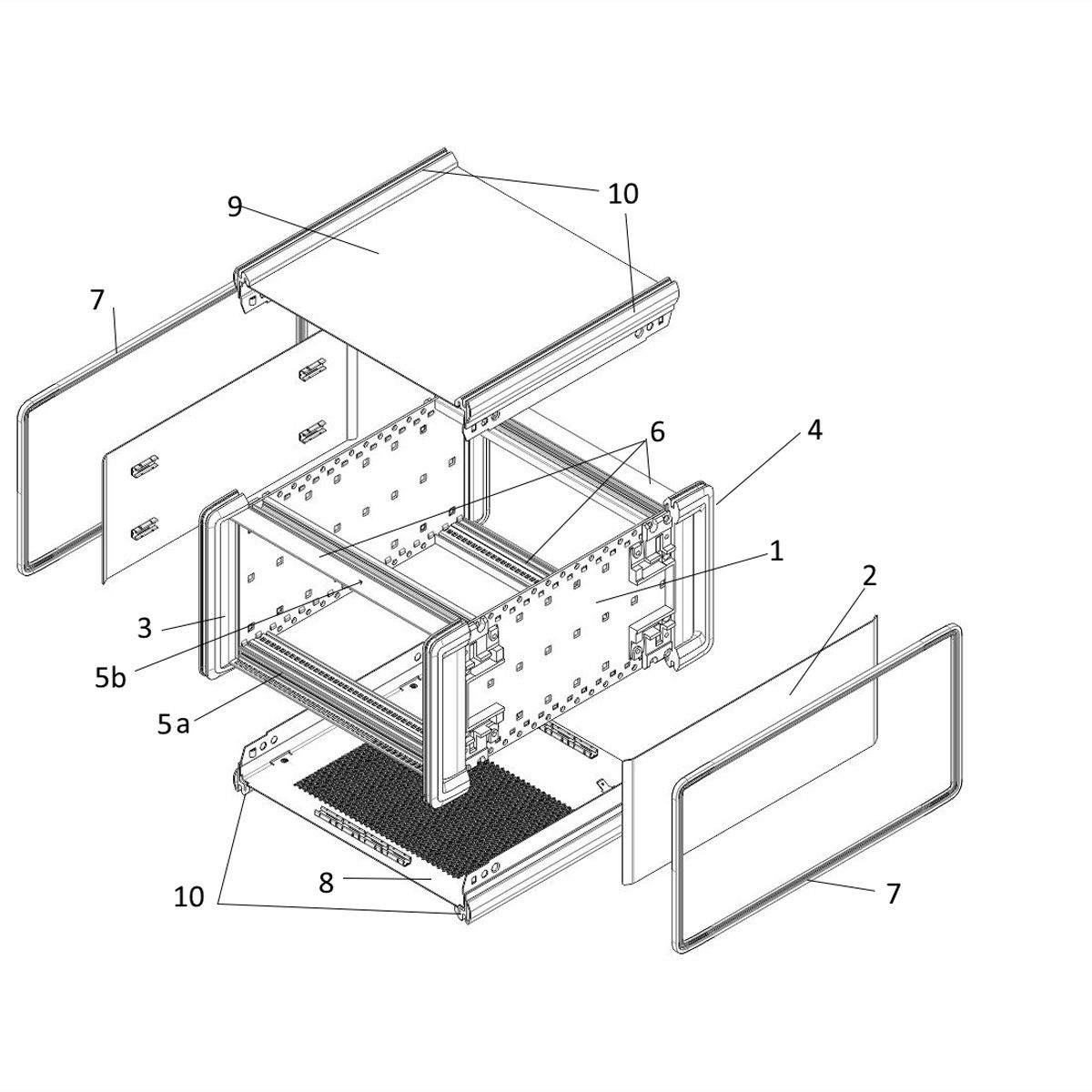 SCHROFF RPRO STYLE 2HE 42TE 235T F-TC/TC