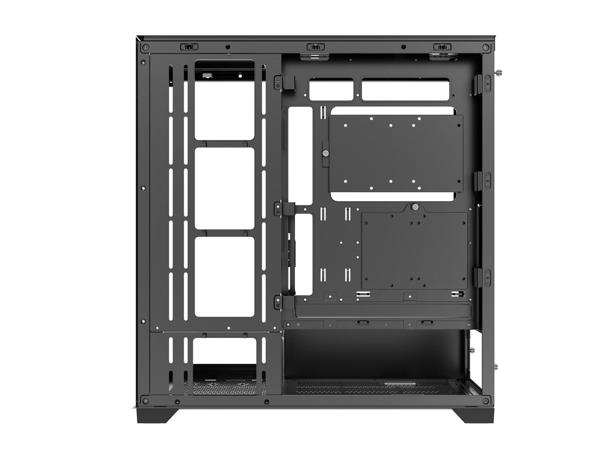XILENCE Xilent Gleam X818.ARGB Gaming ATX PC Case black, RGB ATX Midi Tower