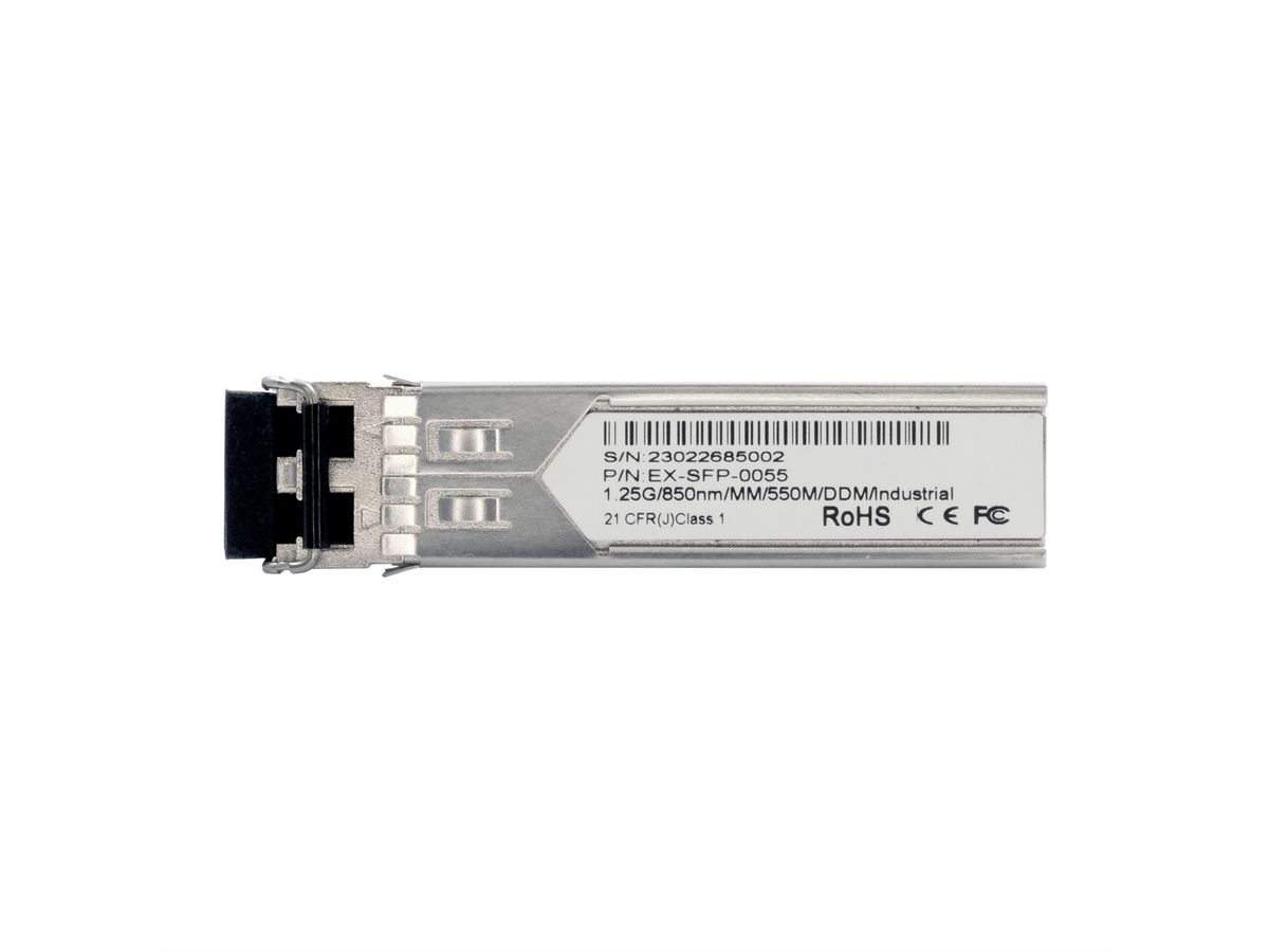 EX-SFP-0055 SFP Transceiver LC Multimode  550m, -40°C bis 85°C