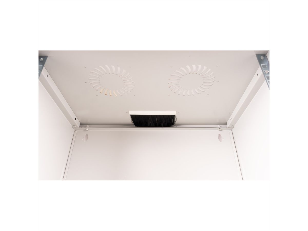 ROLINE 19-Zoll Wandgehäuse Basic 9 HE, 540x400 BxT Bausatz grau
