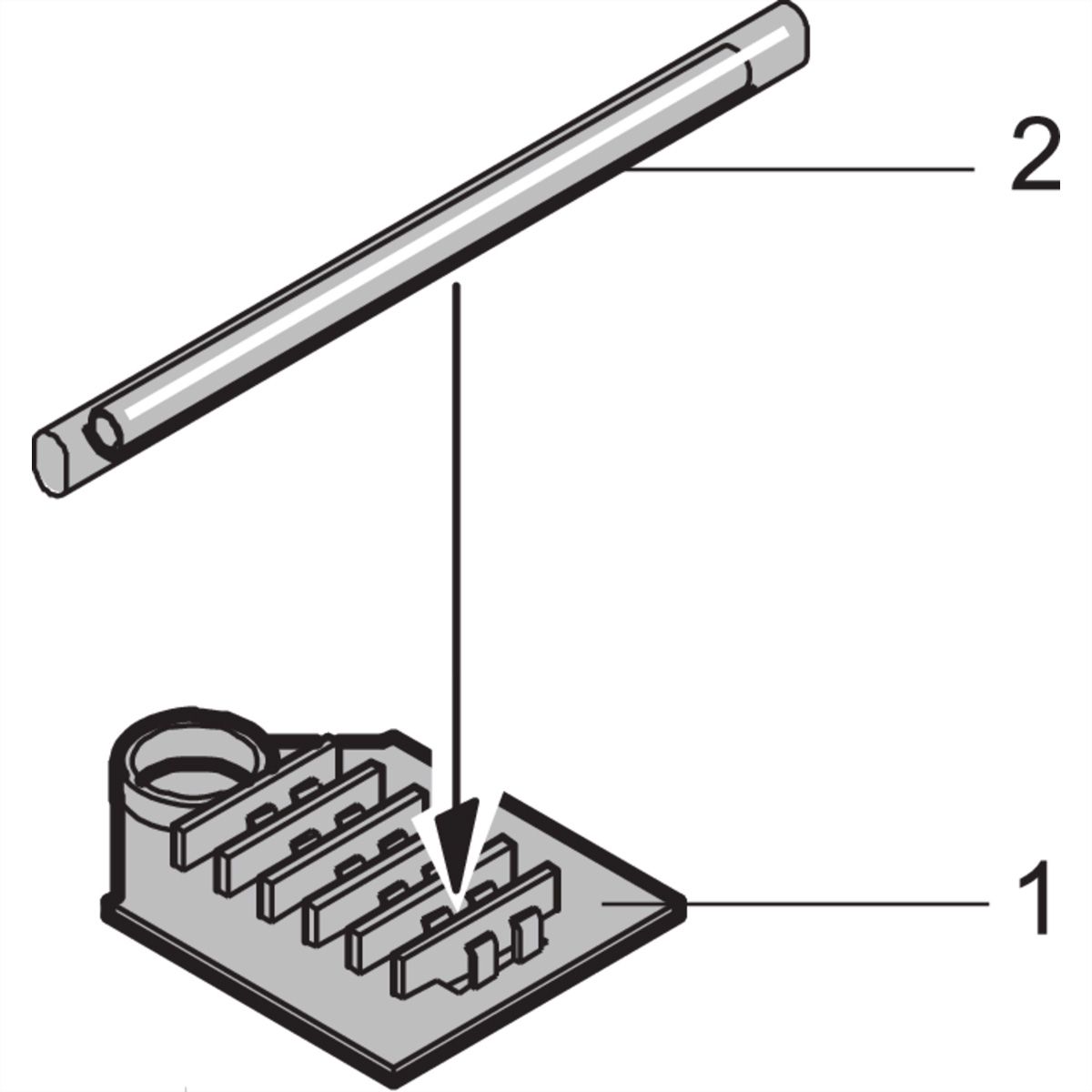 SCHROFF Spleisshalter - SPLEISSHALTER NTS 10STK