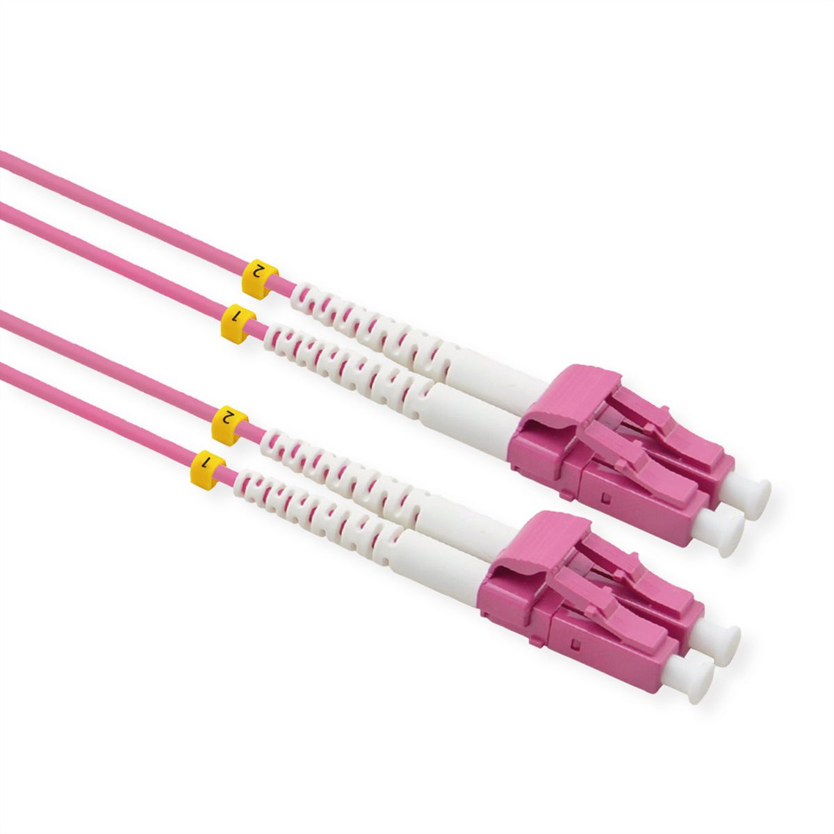 VALUE LWL-Kabel 50/125µm OM4, LC/LC, LSOH, violett, 20 m