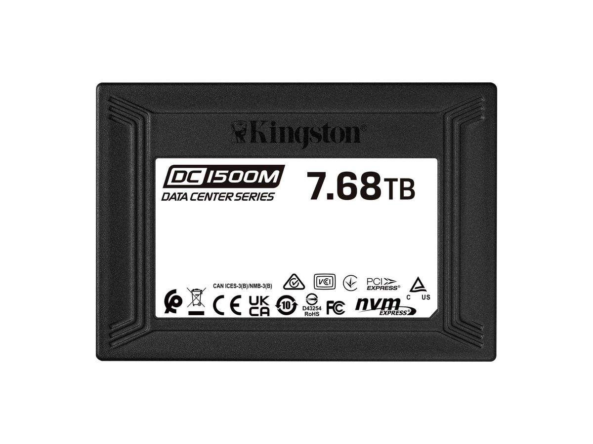 Kingston Technology DC1500M U.2 Enterprise SSD 7,68 TB PCI Express 3.0 3D TLC NVMe