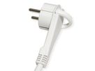 ROLINE 4-fach Steckdosenleiste mit Schalter, rund, UTE Version, USB-Charger A+C, blau, 3 m