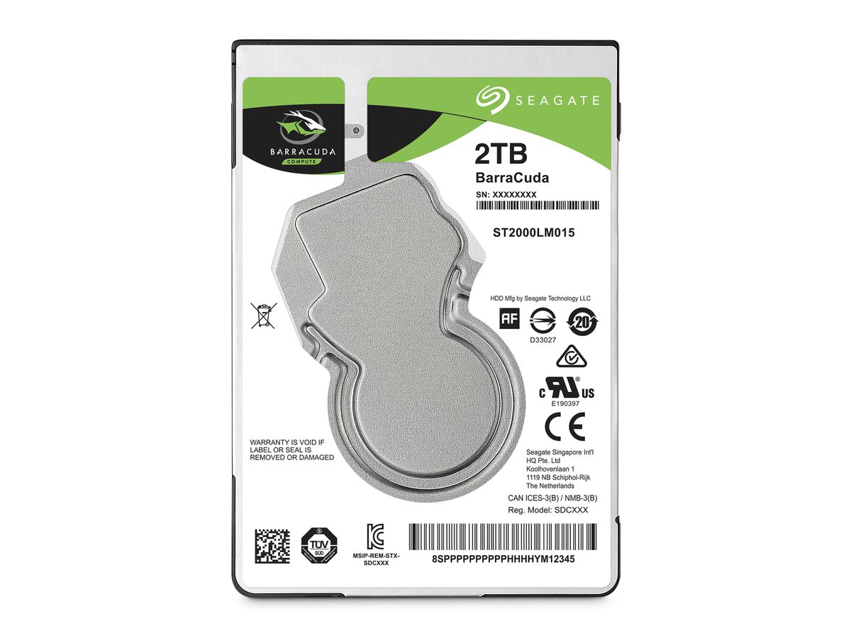 Seagate Barracuda 2.5" 2.5" 2 TB Serial ATA III
