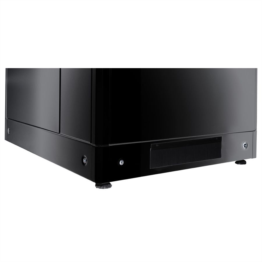 ROLINE Sockel für Netzwerkschrank, 600x600 BxT, schwarz