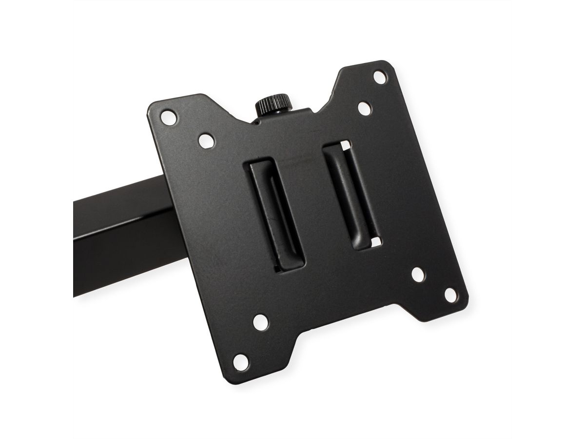 VALUE Schwerlast-LCD-Arm, Trägerstange, 4 Gelenke, Tischmontage, bis 20 kg