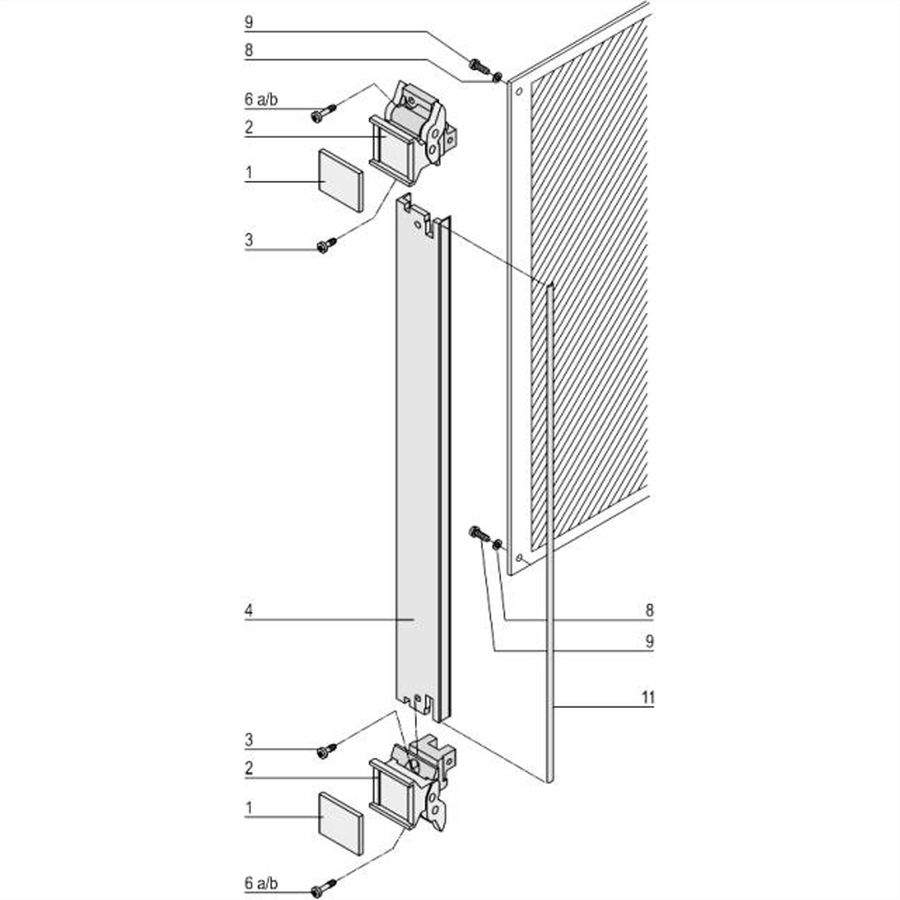 SCHROFF Steckbaugruppen mit Aushebegriff in Trapezform, Typ 2 - SBGR TR-GR P 6HE 12TE