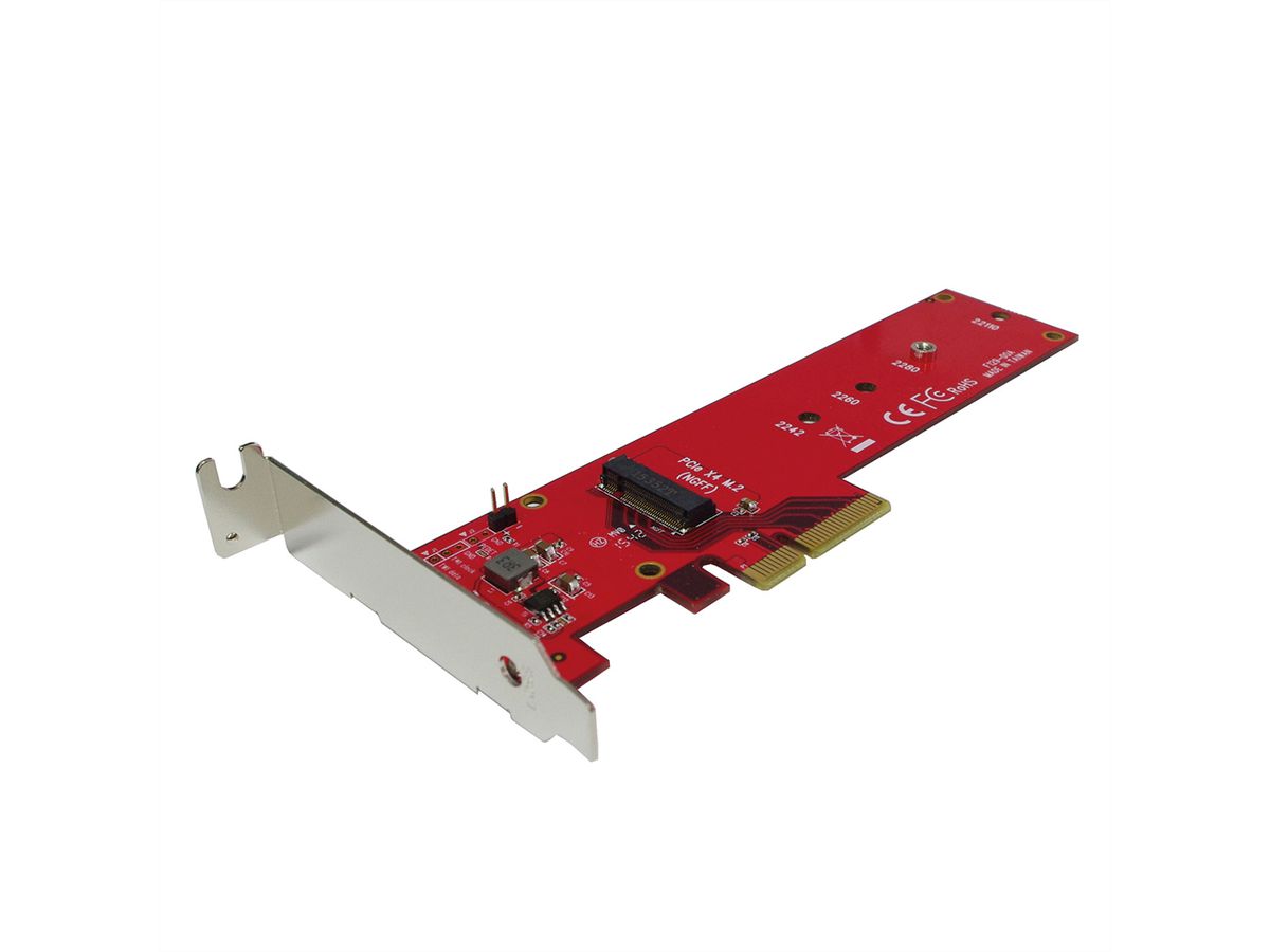 ROLINE PCIe 3.0 x4 3.3V5A Host Adapter für PCIe-NVMe M.2 110mm SSD