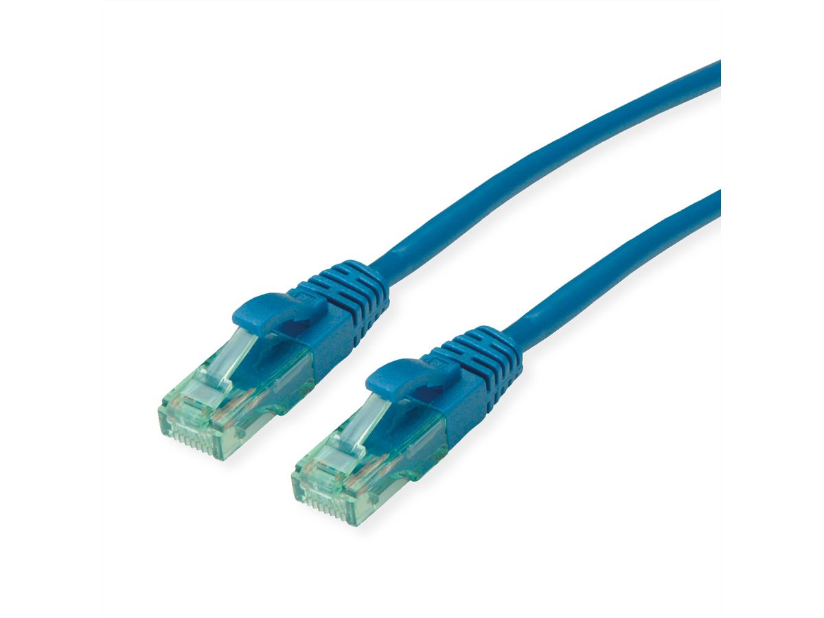 ROLINE RM Patchkabel Kat.6A UTP, blau, 2 m - SECOMP Electronic 