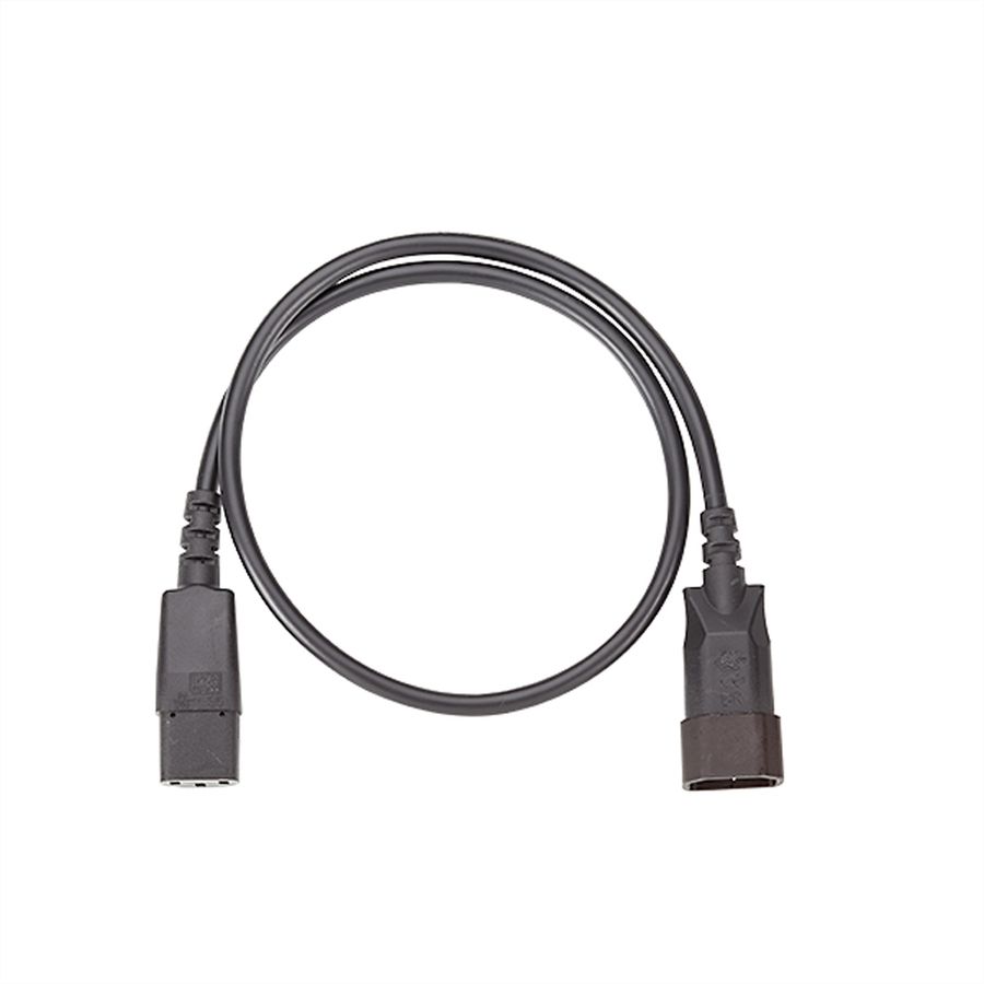 BACHMANN Verlängerung H05VV-F 3G1,0mm², L: 0,75m sw C13/C14