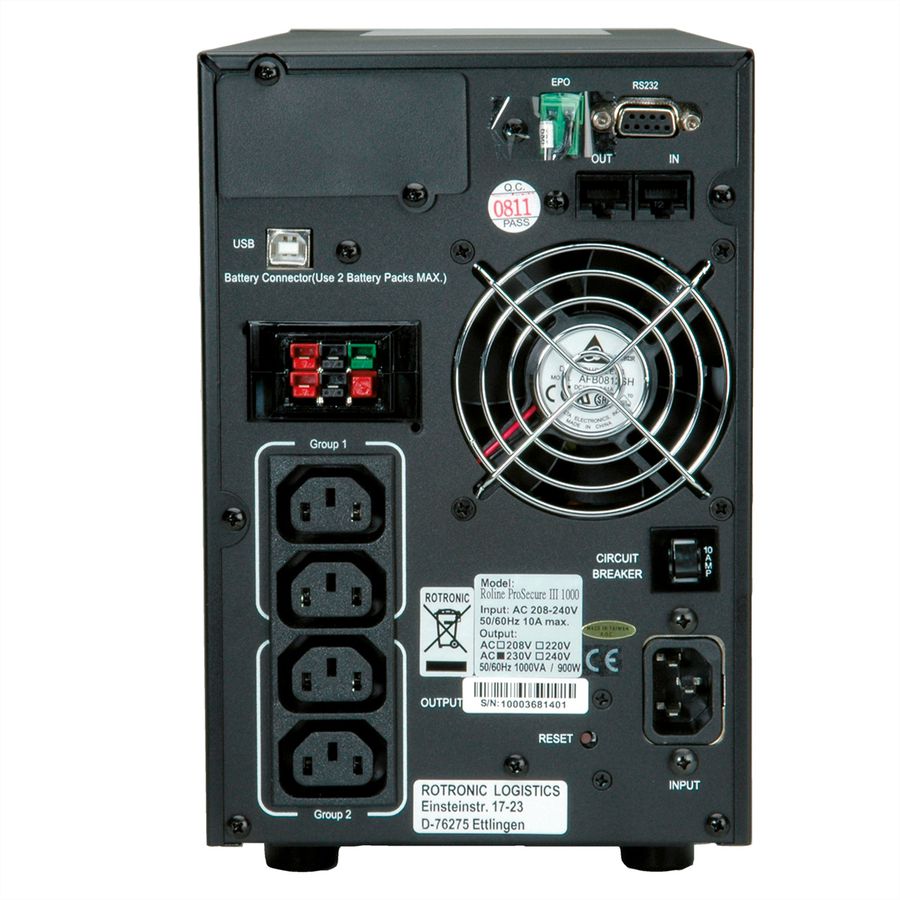 ROLINE ProSecure III 1000 - Online USV