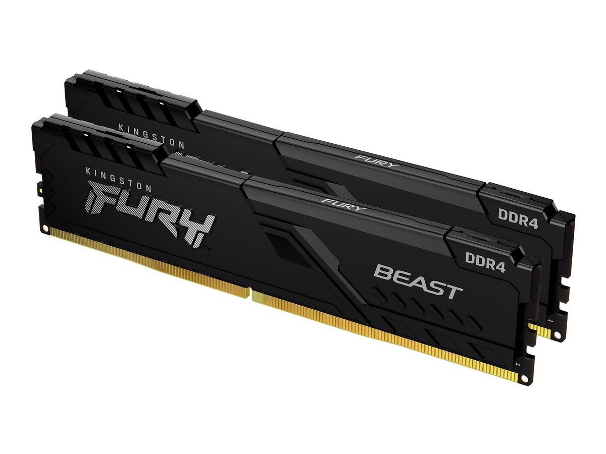 Kingston Technology FURY 64GB 3200MT/s DDR4 CL16 DIMM (2er-Kit) Beast Black