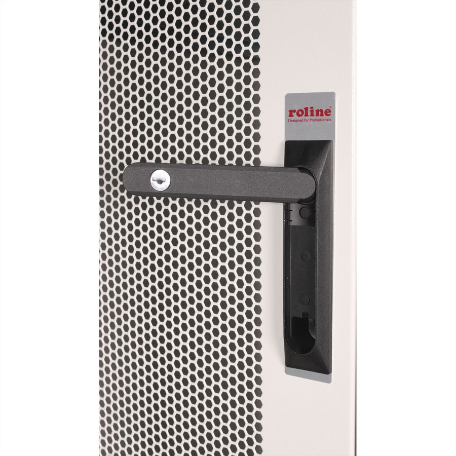 ROLINE 19-Zoll Serverschrank Basic 42 HE, 600x1000 BxT perforiert grau
