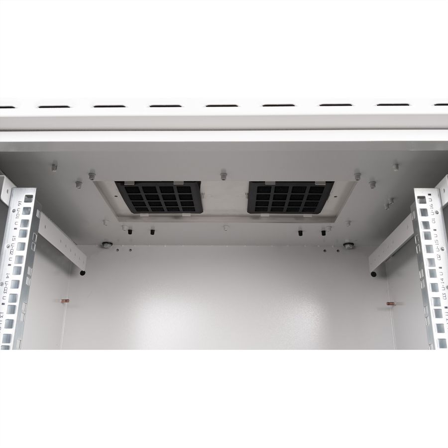 ROLINE 19-Zoll Wandgehäuse Pro 16 HE, 600x450 BxT IP55 outdoor grau