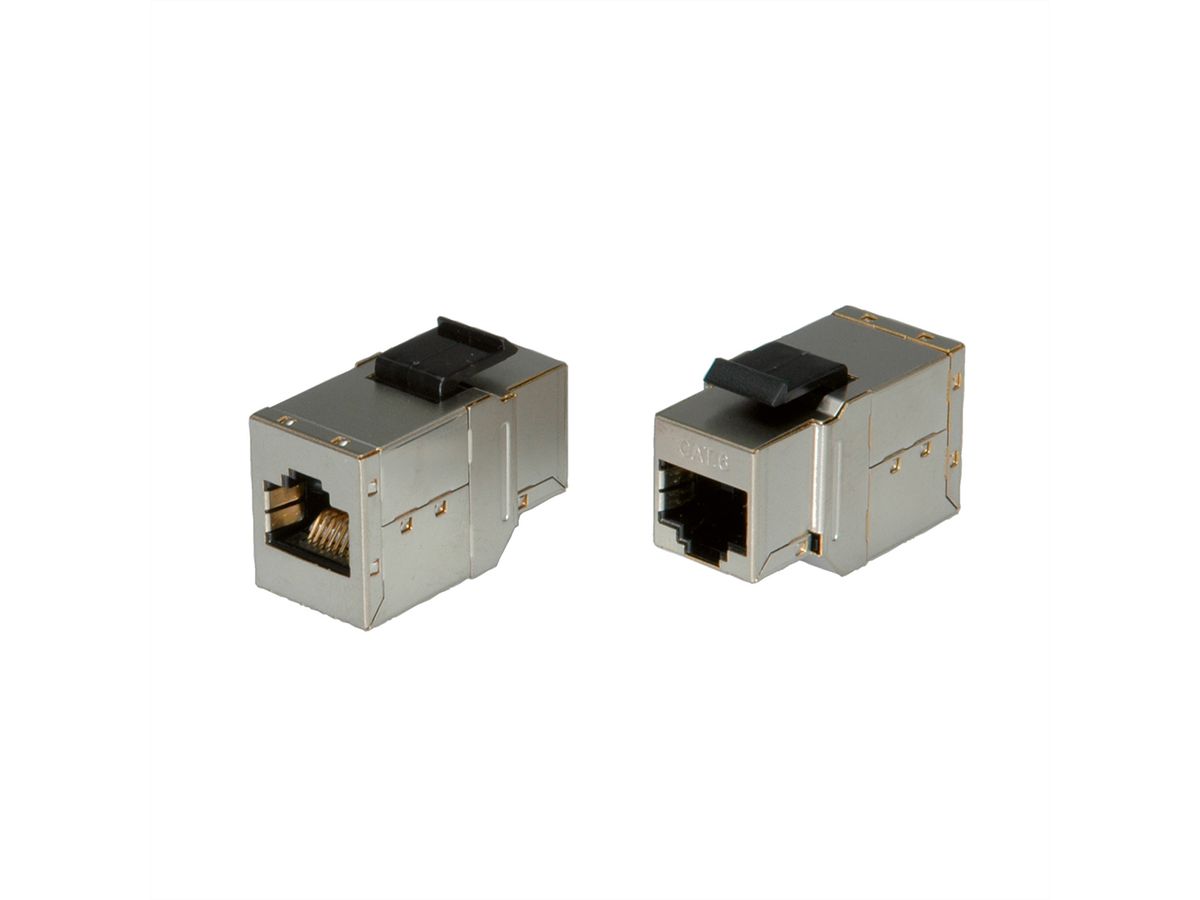 ROLINE RJ-45 Kupplung, Keystone, geschirmt, Kat.6 (Class E)