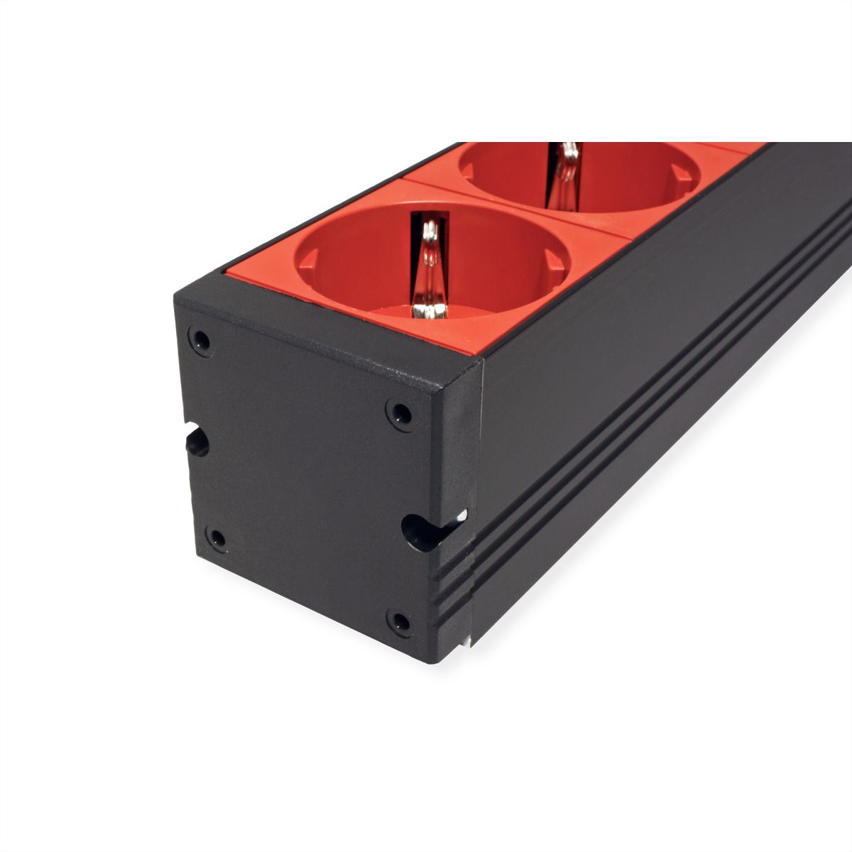 BACHMANN 19" Steckdosenleiste 9x Schutzkontakt C20-Stecker, schwarz