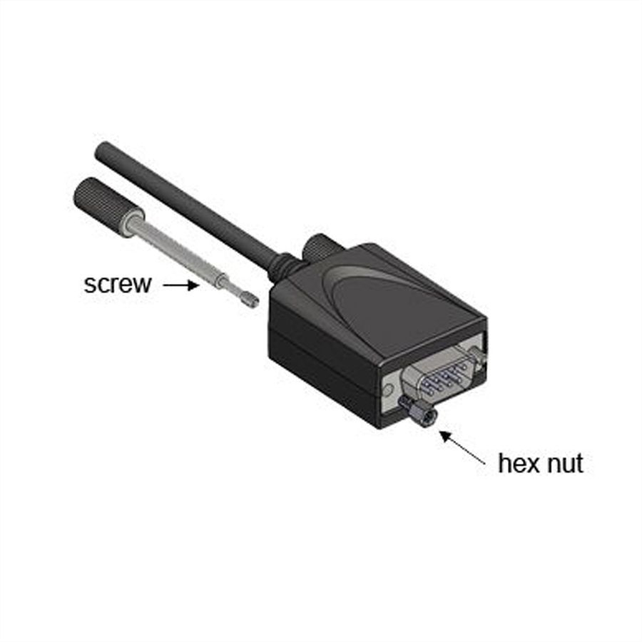 EXSYS EX-2346 USB 2.0 zu 1S Serielle Schnittstelle RS-422/485 Port Konverter, Kabel, FTDI, schwarz, 1,8 m