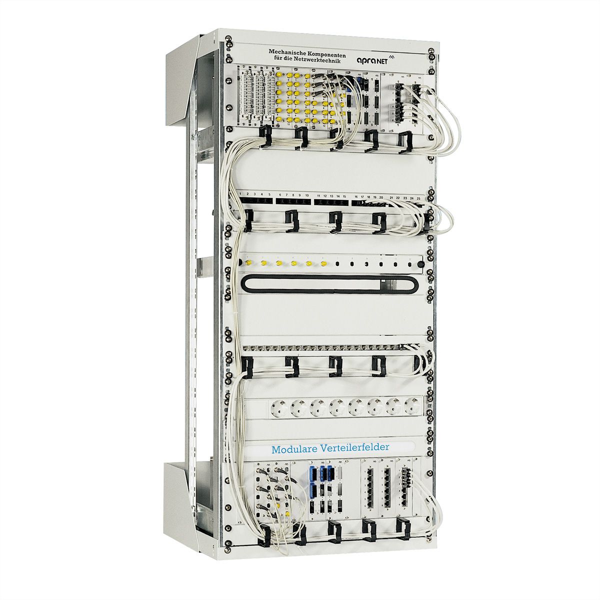 APRANET 19"-Wandrack, offenes 19"-Gestell