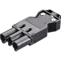 BACHMANN Gerätestecker GST18/3 schwarz