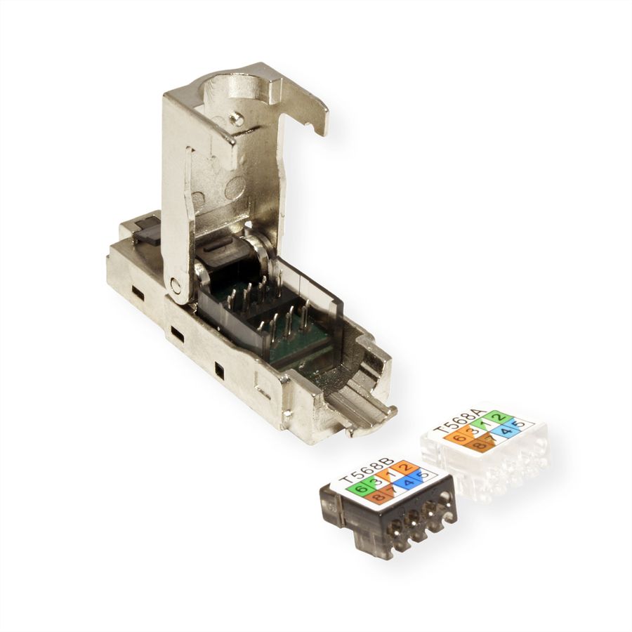 VALUE feldkonfektionierbarer RJ-45 Stecker, Cat.6 (Class E), STP