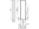 SCHROFF etsirack Gestell - ETSIRACK 2200H 600B 300T