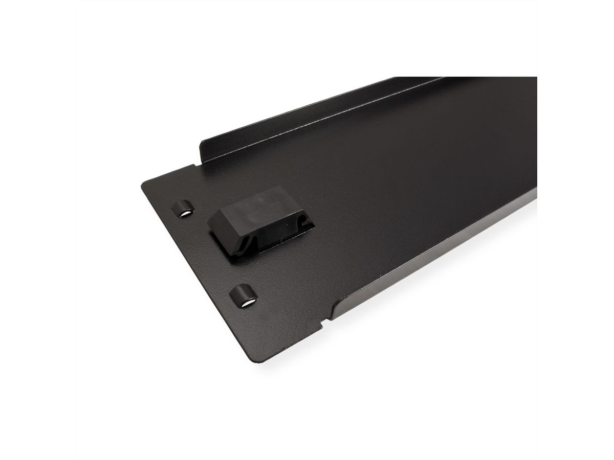 ROLINE 19"-Blindplatte Snap-in, 2 HE, schwarz