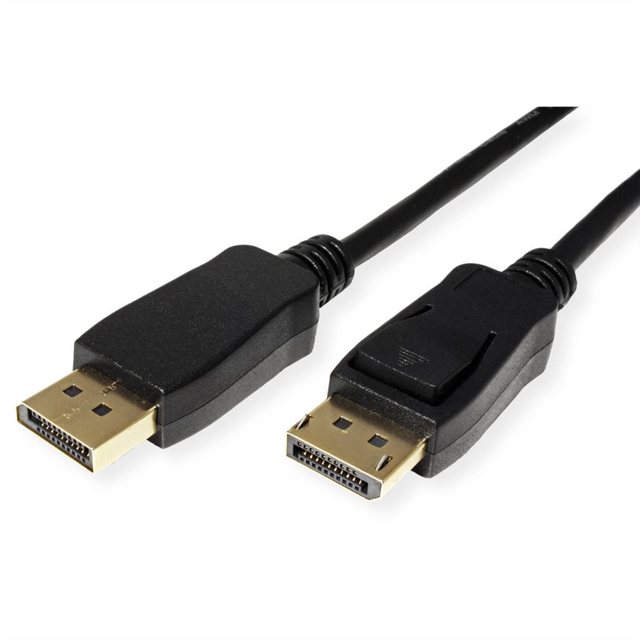 STANDARD DisplayPort Kabel, v1.4, DP ST - ST, schwarz, 1 m