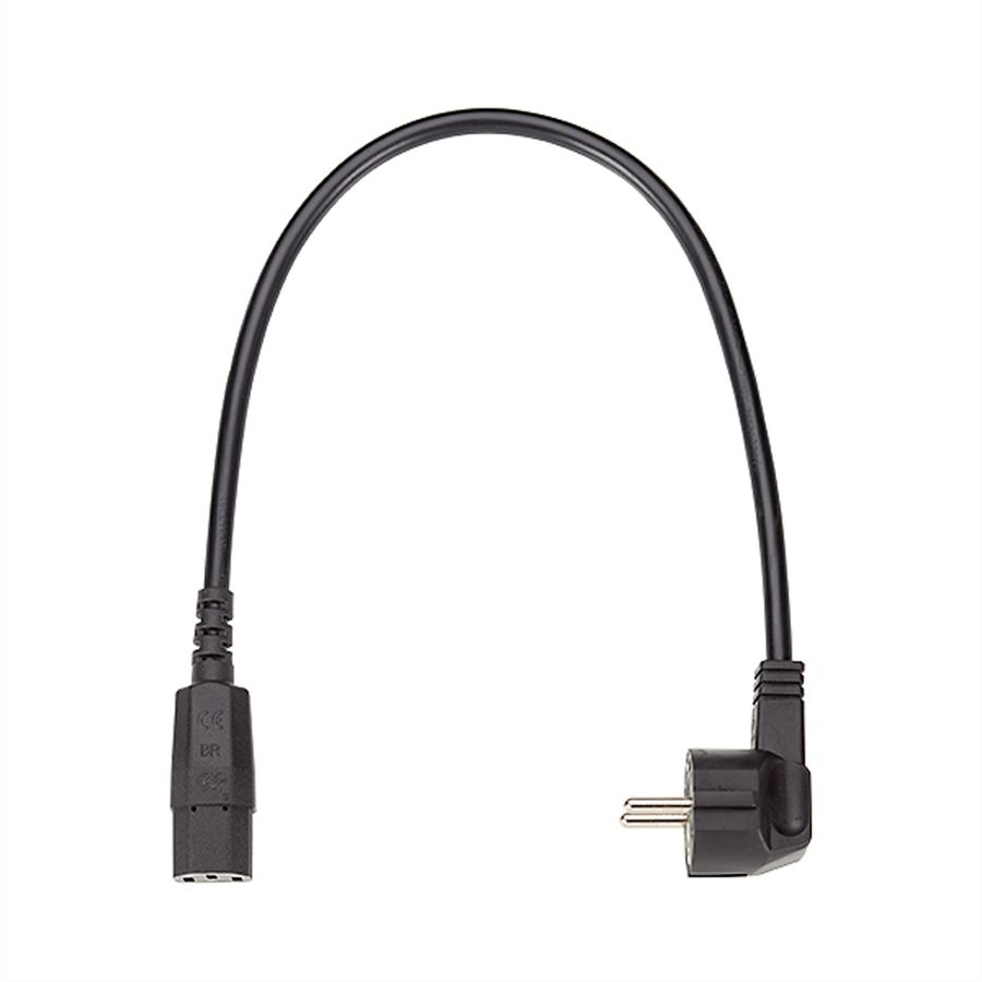 BACHMANN Zuleitung H05VV-F 3G1,5,sw, L:1,5, CEE7/7 / C13