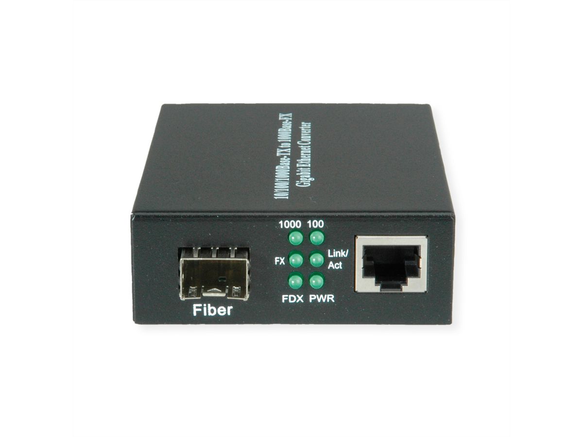 VALUE Gigabit Ethernet Konverter, RJ-45 - SFP