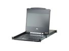 ATEN CL6708MW  43cm LCD KVM Switch, USB-DVI  8 Port, FR-Layout