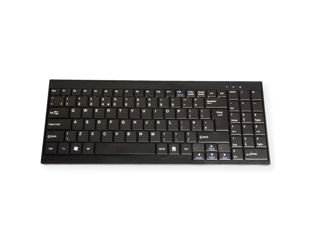 VALUE 19"-KVM-Konsole, 48 cm (19") TFT (16:9), VGA, USB, UK-Layout