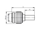 TELEGÄRTNER TNC-Crimpstecker 50 Ohm für RG-316/U